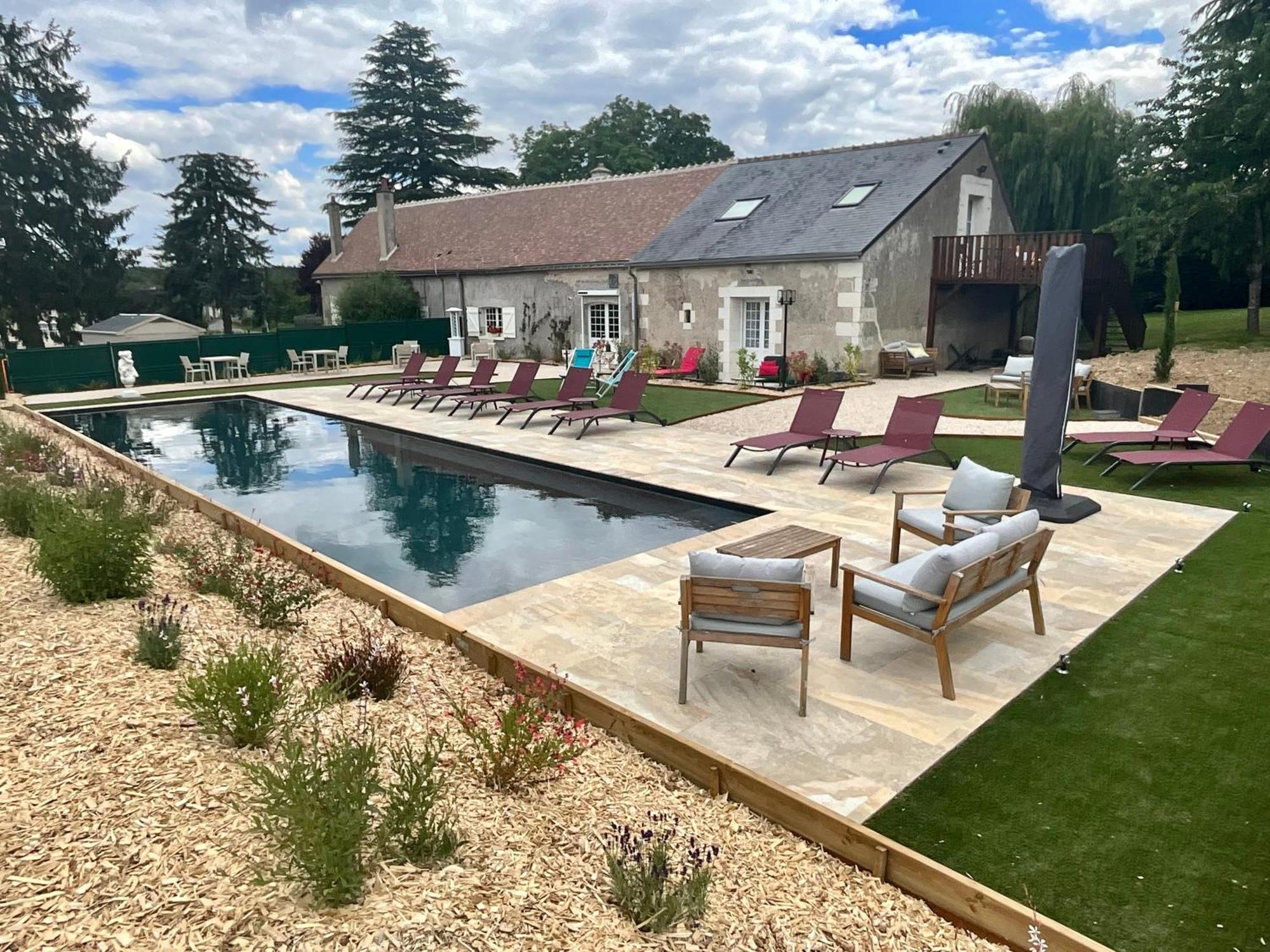 Sans Souci Bed And Breakfast Luxe Heated Pool And Restaurant Luzille Экстерьер фото