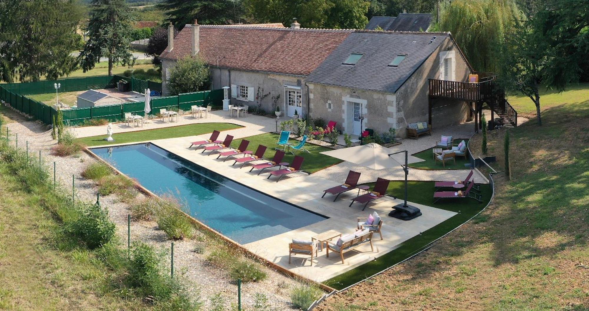 Sans Souci Bed And Breakfast Luxe Heated Pool And Restaurant Luzille Экстерьер фото